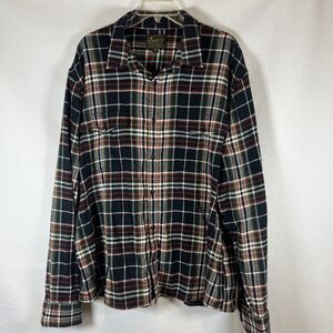 Lucky Brand Men’s Untucked Fit Long Sleeve Plaid Flannel Shirt XXL